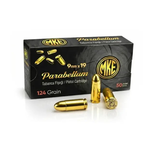 MKE 9x19mm TABANCA FİŞEĞİ PARABELLUM (9mm) (Uzun 9)