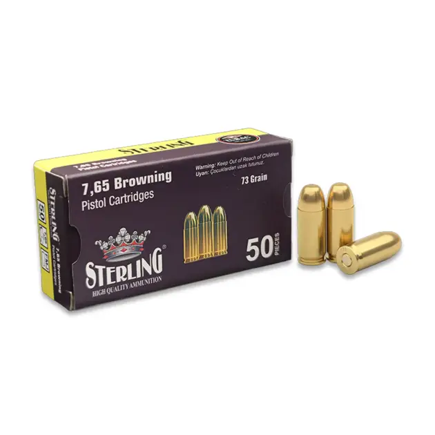 Sterling 7.65 Browning 73 Grain Tabanca Mermisi