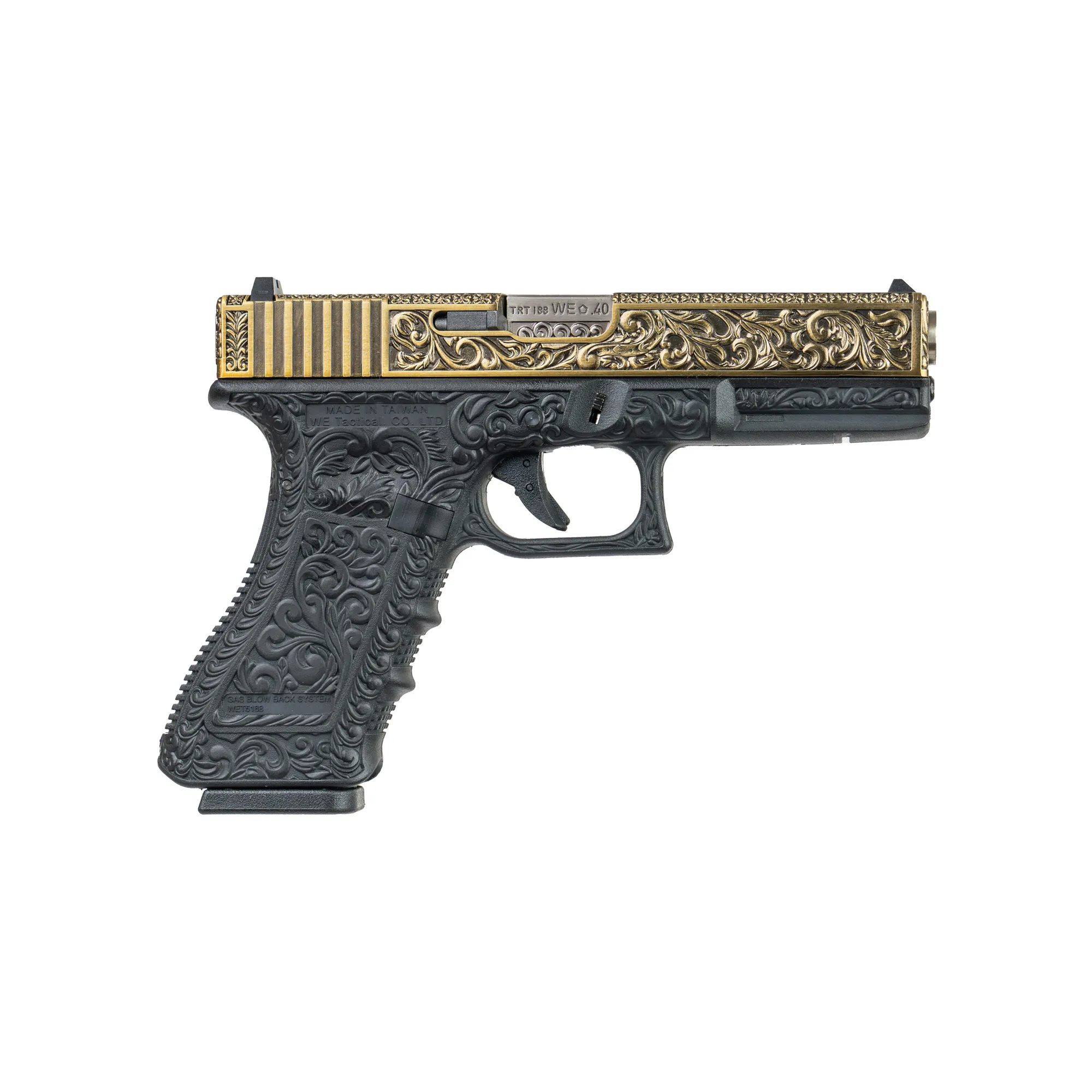 WE Glock 17 Gen 3 Ivory Gravürlü Havalı Tabanca - Görsel 4