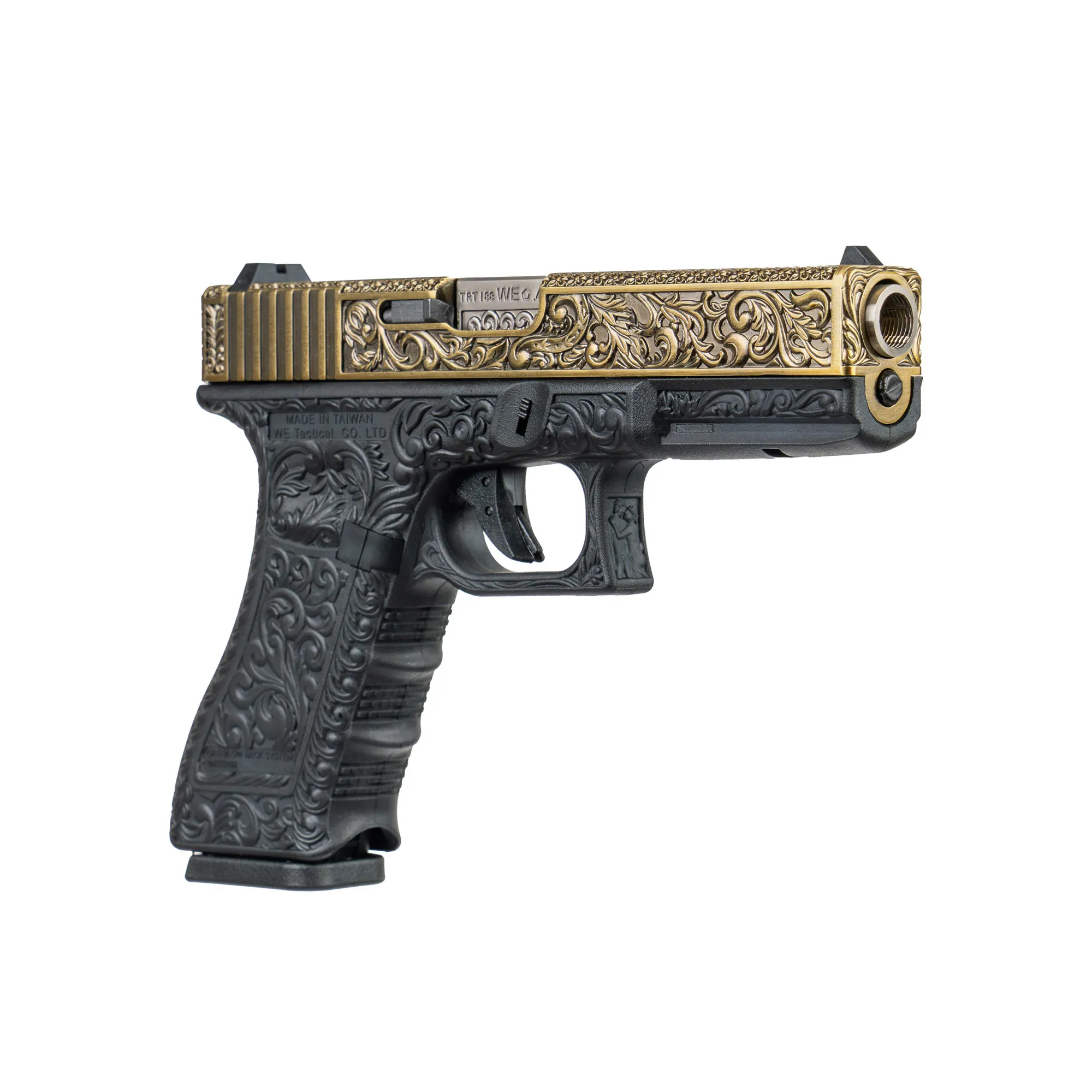 WE Glock 17 Gen 3 Ivory Gravürlü Havalı Tabanca - Görsel 3