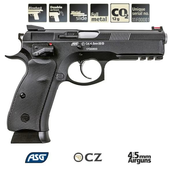 ASG CZ SP-01 SHADOW HAVALI TABANCA BLOWBACK 18396
