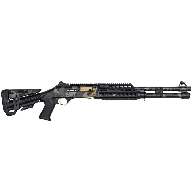 Aksa Crossfire S4 Extreme Pro Koyu Kamuflaj Otomatik Av Tüfeği